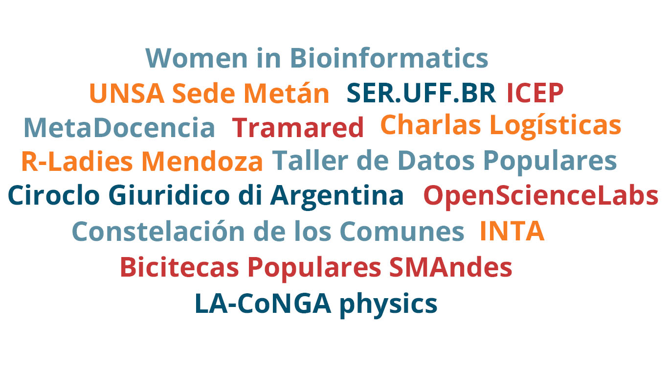 Algunas de las comunidades que estuvieron representadas en los encuentros de gobernanza
